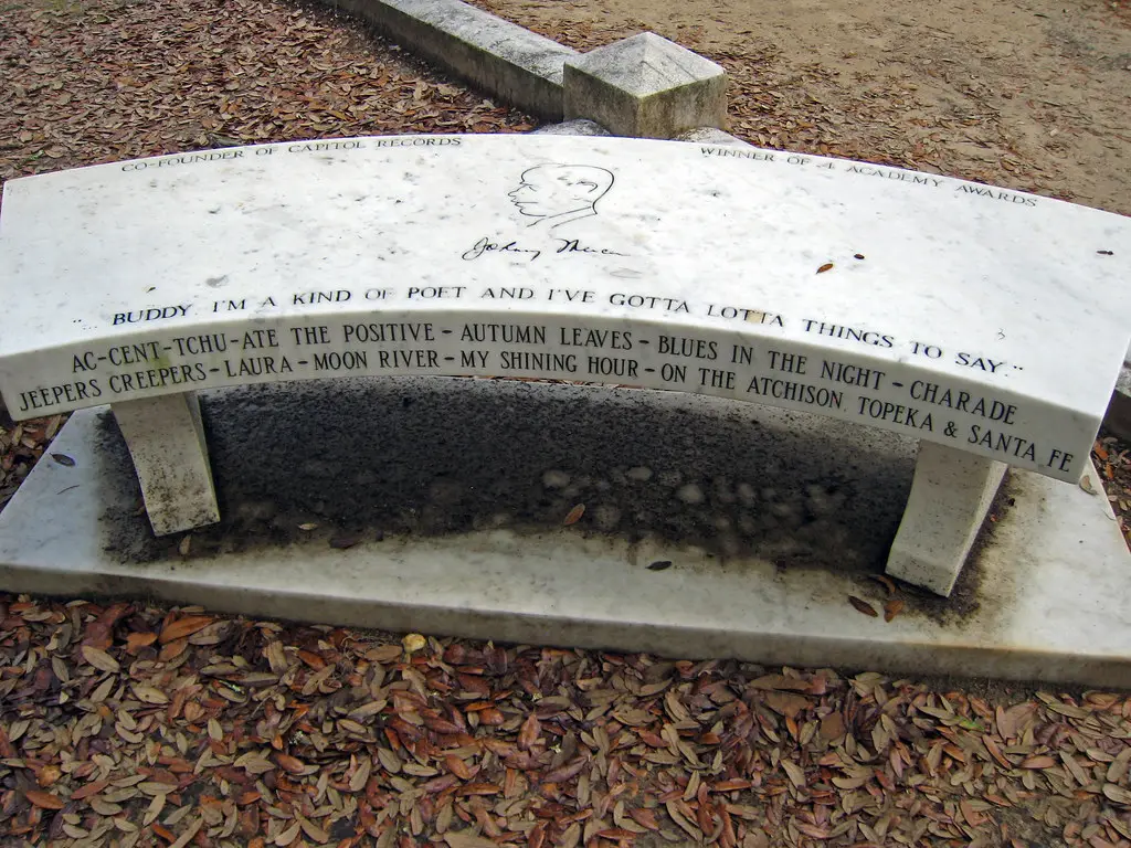 Johnny Mercer grave in Bonaventure Cemetery